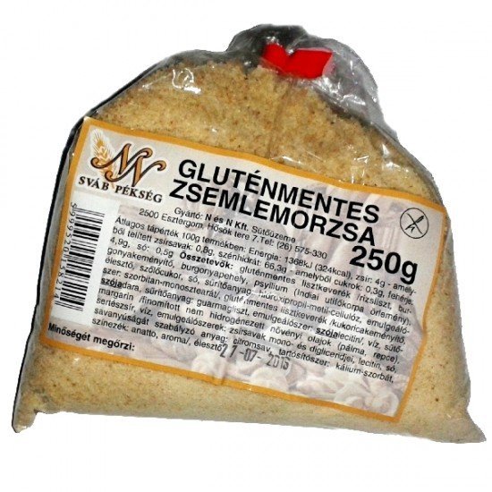 Gluténmentes zsemlemorzsa 250g