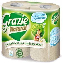 Grazie natural lucart tekercses kéztörlő papír 2db