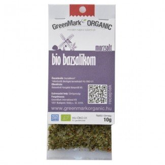 Greenmark bio bazsalikom morzsolt 10g