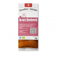 Greenmark bio curry fűszerkeverék csípős hot bombay 20g