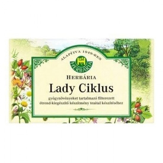 Herbária lady ciklus tea filteres 20filter