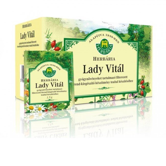 Herbária lady vitál tea filteres 20filter