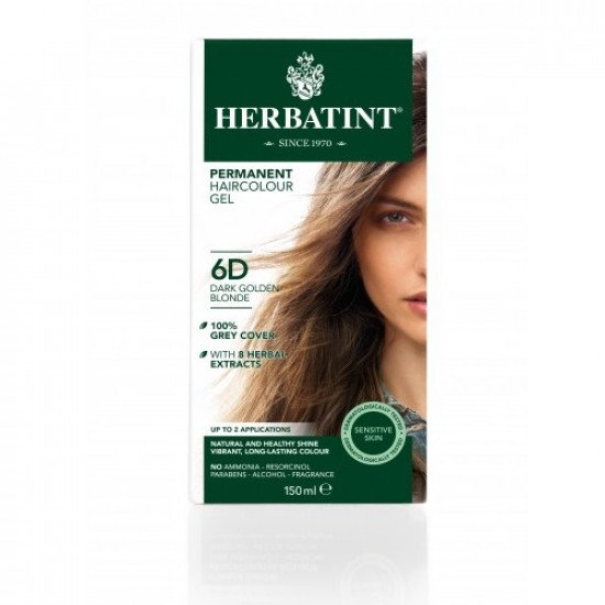 Herbatint 6d arany sötét szőke hajfesték 150ml