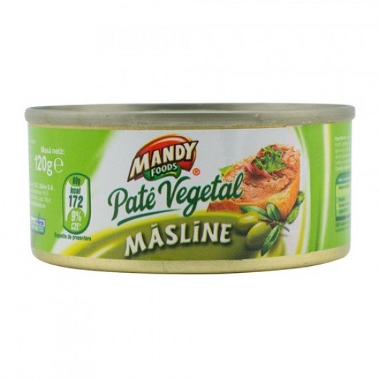 Mandy növényi pástétom olivás 120g