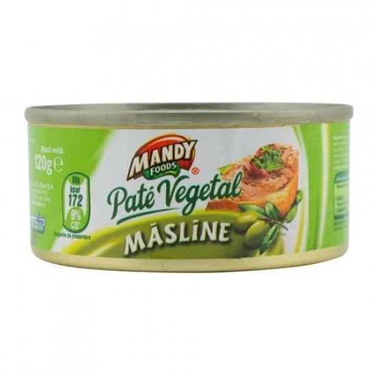 Mandy növényi pástétom olivás 120g