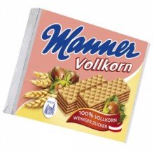 Manner vollkorn teljes kiőrlésű mogyorós ostya 75g