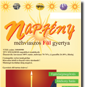 Nap-Fény fülgyertya gyerek 10db