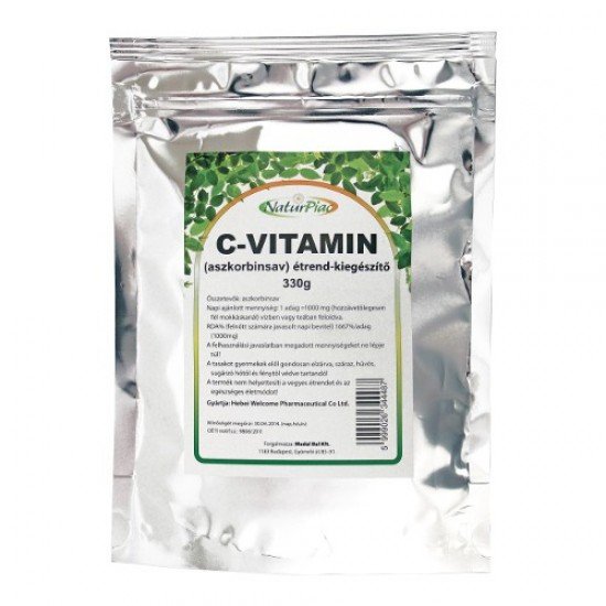 Naturpiac c-vitamin /aszkorbinsav/ 330g