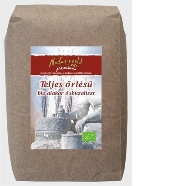Naturwheat bio alakor teljes kiőrlésű ősbúzaliszt 1000g