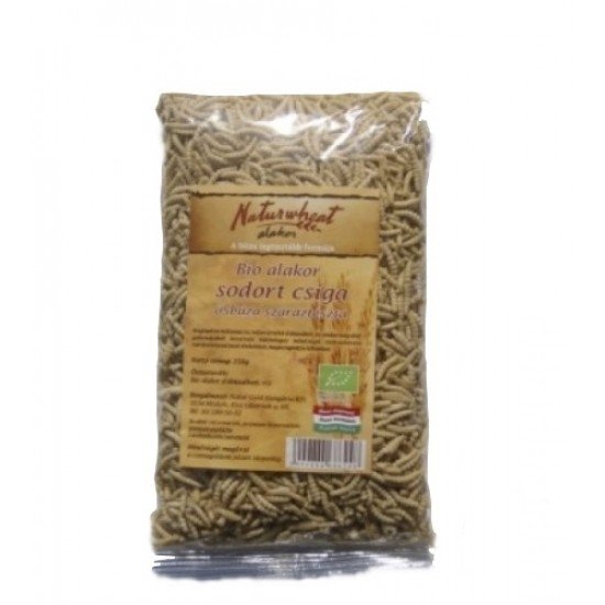 Naturwheat bio alakor tészta csiga 250g