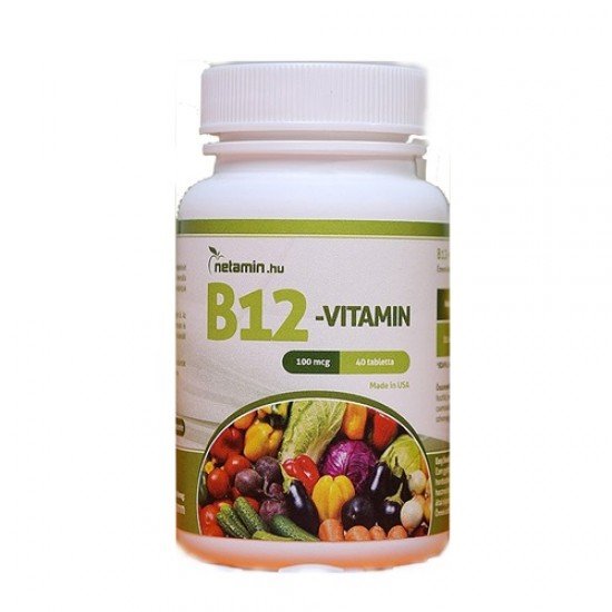 Netamin b12-vitamin tabletta 40db