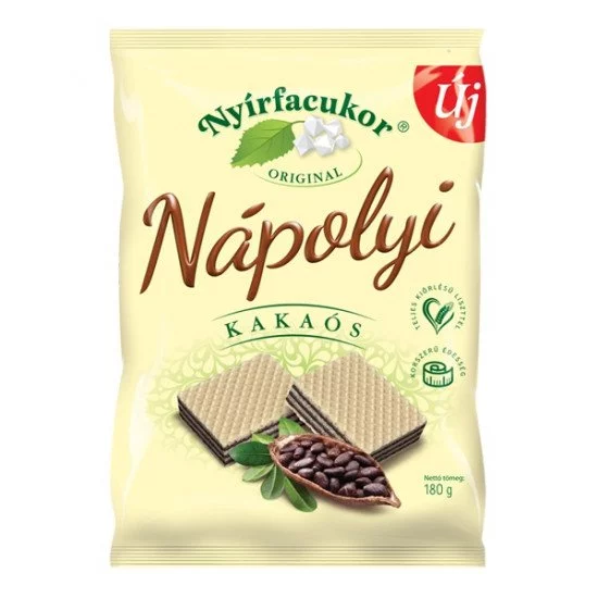 Nyírfacukor nápolyi kakaós 180g Nyírfacukor nápolyi kakaós 180g