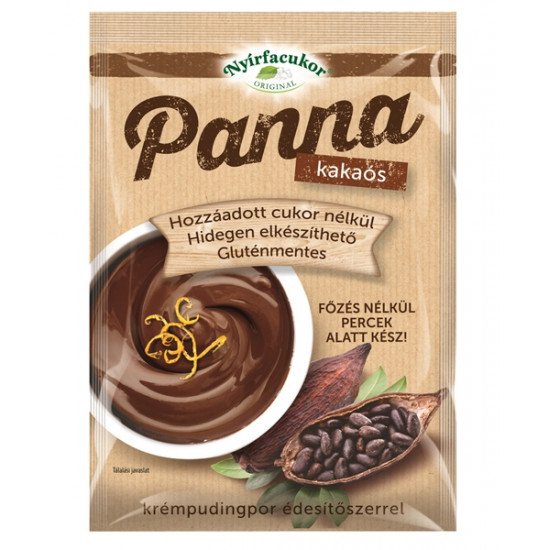 Nyírfacukor panna kakaós 50g