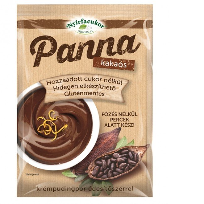 Nyírfacukor panna kakaós 50g