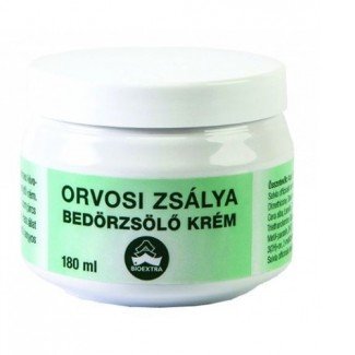 Bioextra Orvosi zsálya bedörzsölő krém 180ml
