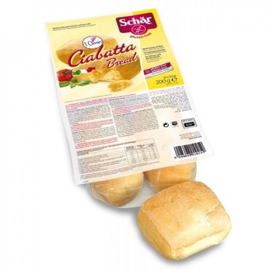 Schar gluténmentes ciabatta zsemle elösütőtt 4x50g 200g