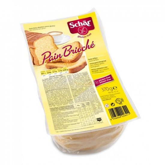 Schar gluténmentes kenyér édes pain brioché 370g