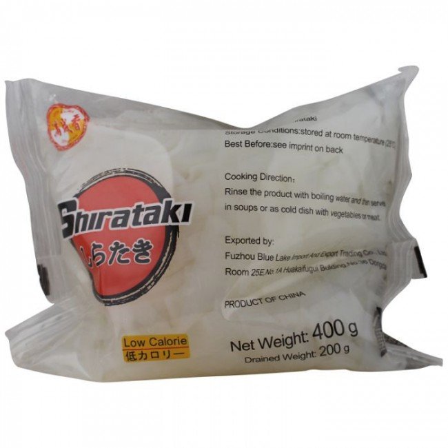 Shirataki konjac tészta szélesmetélt 400g Shirataki konjac tészta szélesmetélt 400g