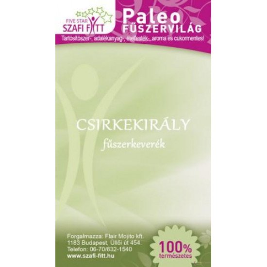 Szafi Reform fűszer csirkekirály 30g Szafi Reform fűszer csirkekirály 30g