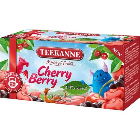 Teekanne cherry berry tea 20filter