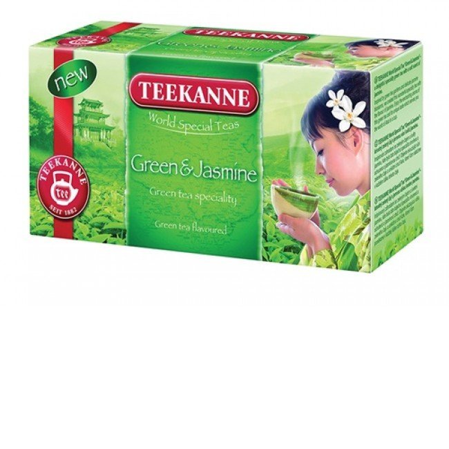 Teekanne green tea jasmin zöld tea jázmin ízesítésű 35g