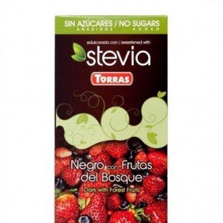 Torras stevia 04. étcsokoládé erdei gyümölcs 125g