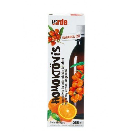 Virde homoktövis-béta-glukán szirup 200ml