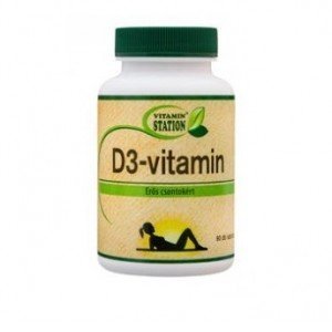 Vitamin station d3-vitamin tabletta 90db