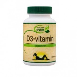 Vitamin station d3-vitamin tabletta 90db