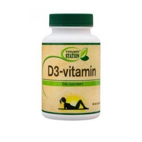 Vitamin station d3-vitamin tabletta 90db