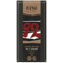 Vivani bio étcsokoládé 92 % 80g