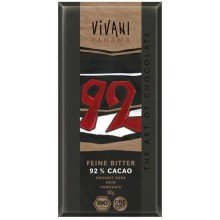 Vivani bio étcsokoládé 92 % 80g