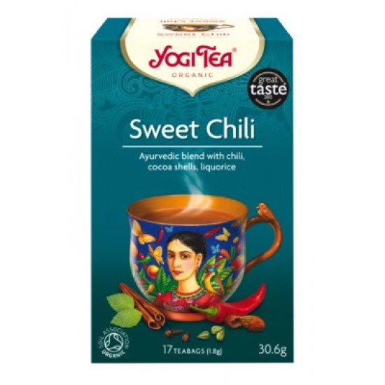 Yogi bio édes chili tea mexikói fűszeres 17x1,8g 31g