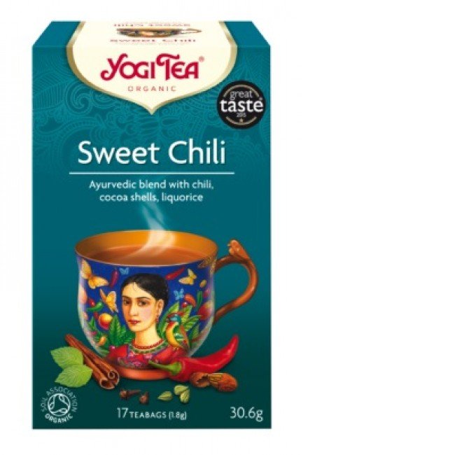 Yogi bio édes chili tea mexikói fűszeres 17x1,8g 31g