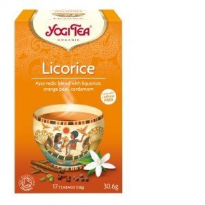 Yogi bio édesgyökér egyiptomi tea 17 filter