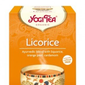 Yogi bio édesgyökér egyiptomi tea 17 filter