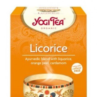 Yogi bio édesgyökér egyiptomi tea 17 filter