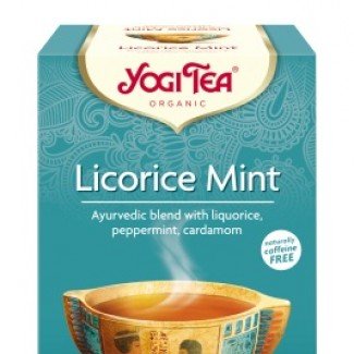 Yogi bio édesgyökér tea mentával 17 filter