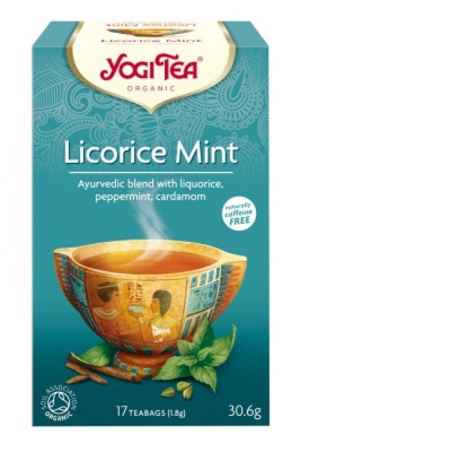 Yogi bio édesgyökér tea mentával 17 filter