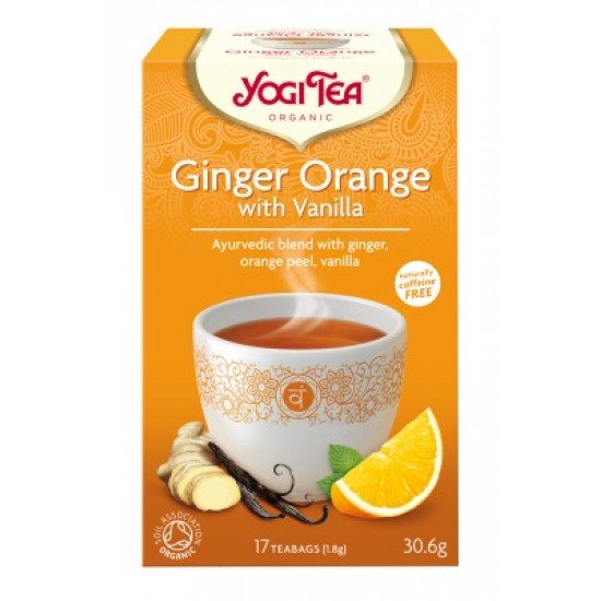Yogi bio narancsos gyömbér tea 17 filter