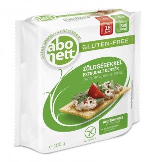 Abonett extrudált gluténmentes kenyér zöldségekkel 100g