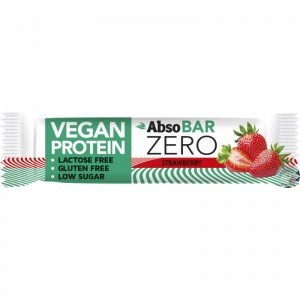 Absobar zero protein szelet eper ízű 40g
