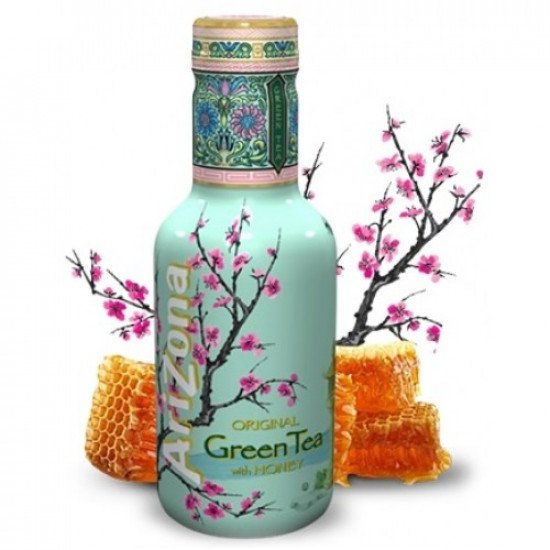 Arizona zöld tea méz-ginseng 450ml