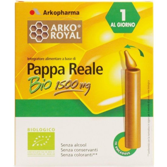 Arkoroyal bio méhpempő 1500mg étrend-kiegészítő ampulla 10db Arkoroyal bio méhpempő 1500mg étrend-kiegészítő ampulla 10db