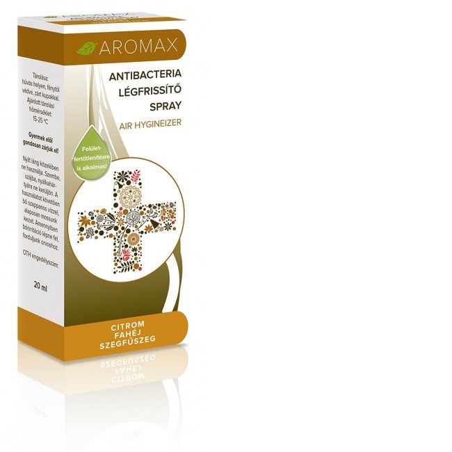Aromax antibakteriális spray citrom-fahéj-szegfűszeg 40ml