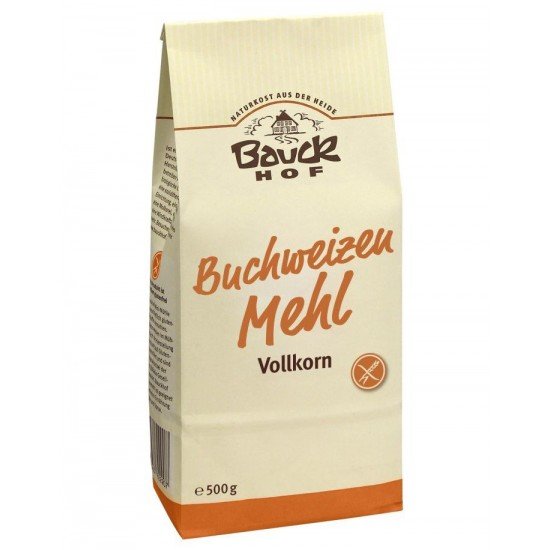 Bauckhof bio gluténmentes hajdinaliszt teljes kiőrlésű 500g