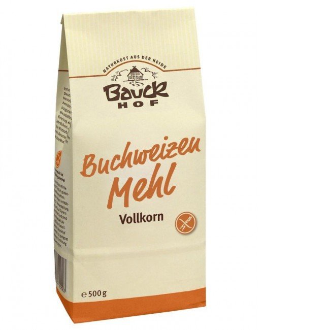 Bauckhof bio gluténmentes hajdinaliszt teljes kiőrlésű 500g