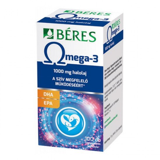 Béres omega-3 kapszula 100db Béres omega-3 kapszula 100db