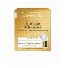 Bielenda Youth Theraphy Regeneráló Arckrém 60+ nappali/éjszakai - csiganyál + 24K arany, 50ml