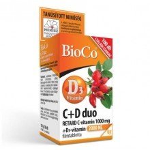 Bioco c+d duo 2000 iu tabletta 100db